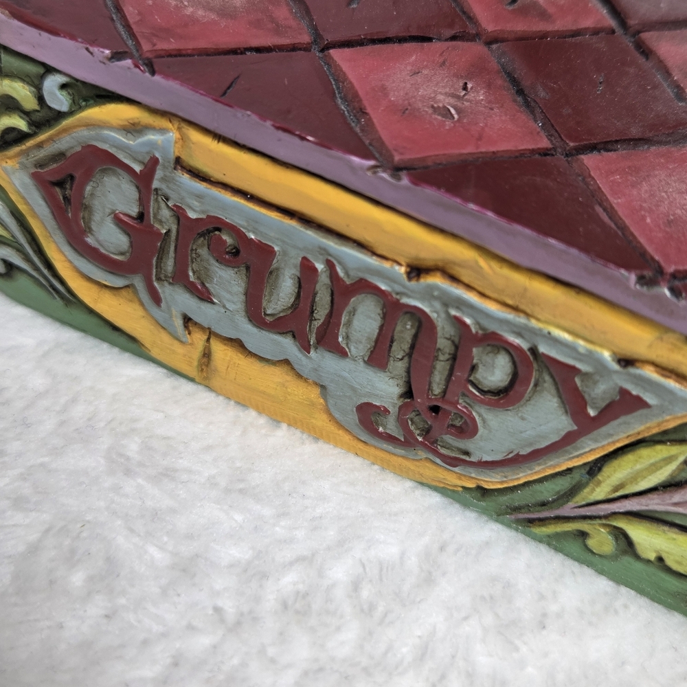 Disney Grumpy Figurine in Red, Yellow, Green, Brown and Black - Picture 7 of 9